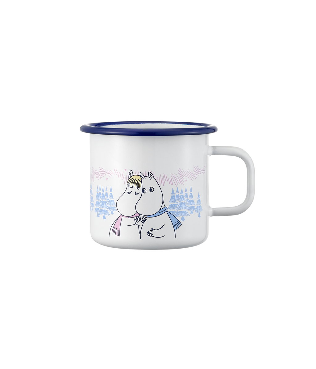 Moomin enamel mug Frosty Day 3,7 dl