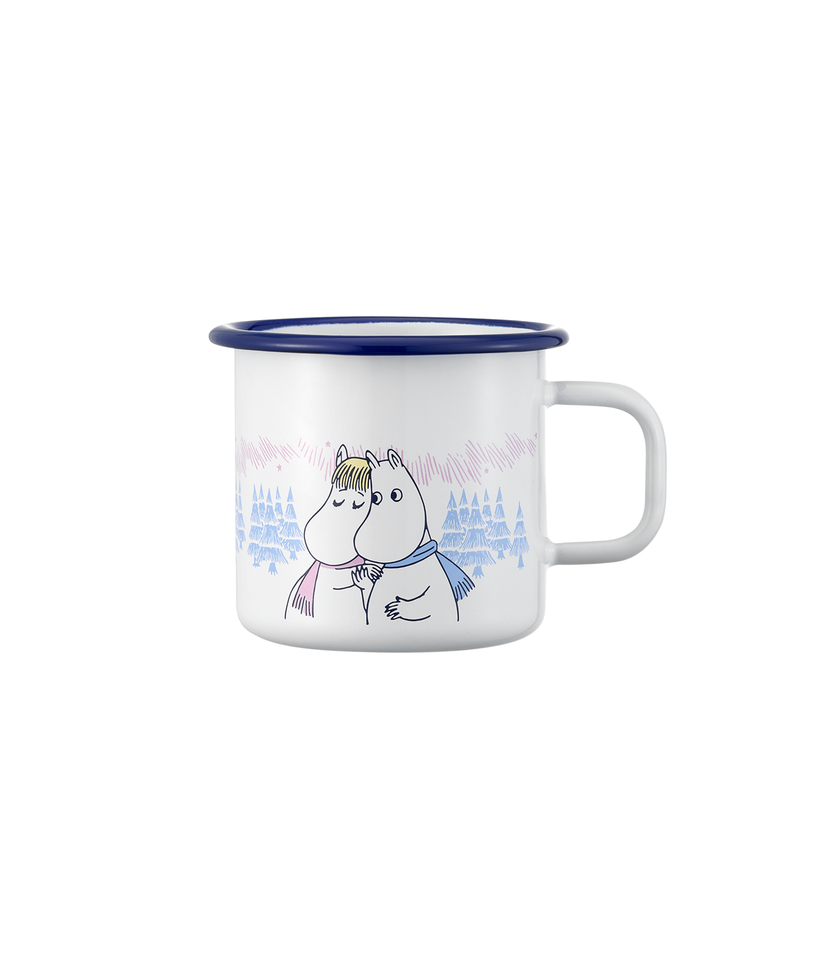 Moomin enamel mug Frosty Day 3,7 dl