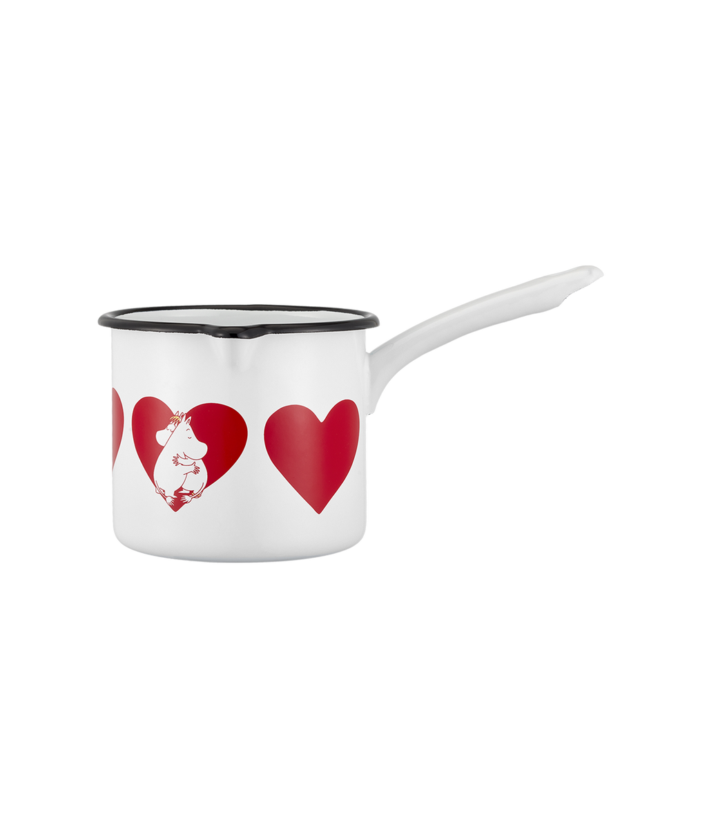 Moomin enamel saucepan Heart 1,3 L