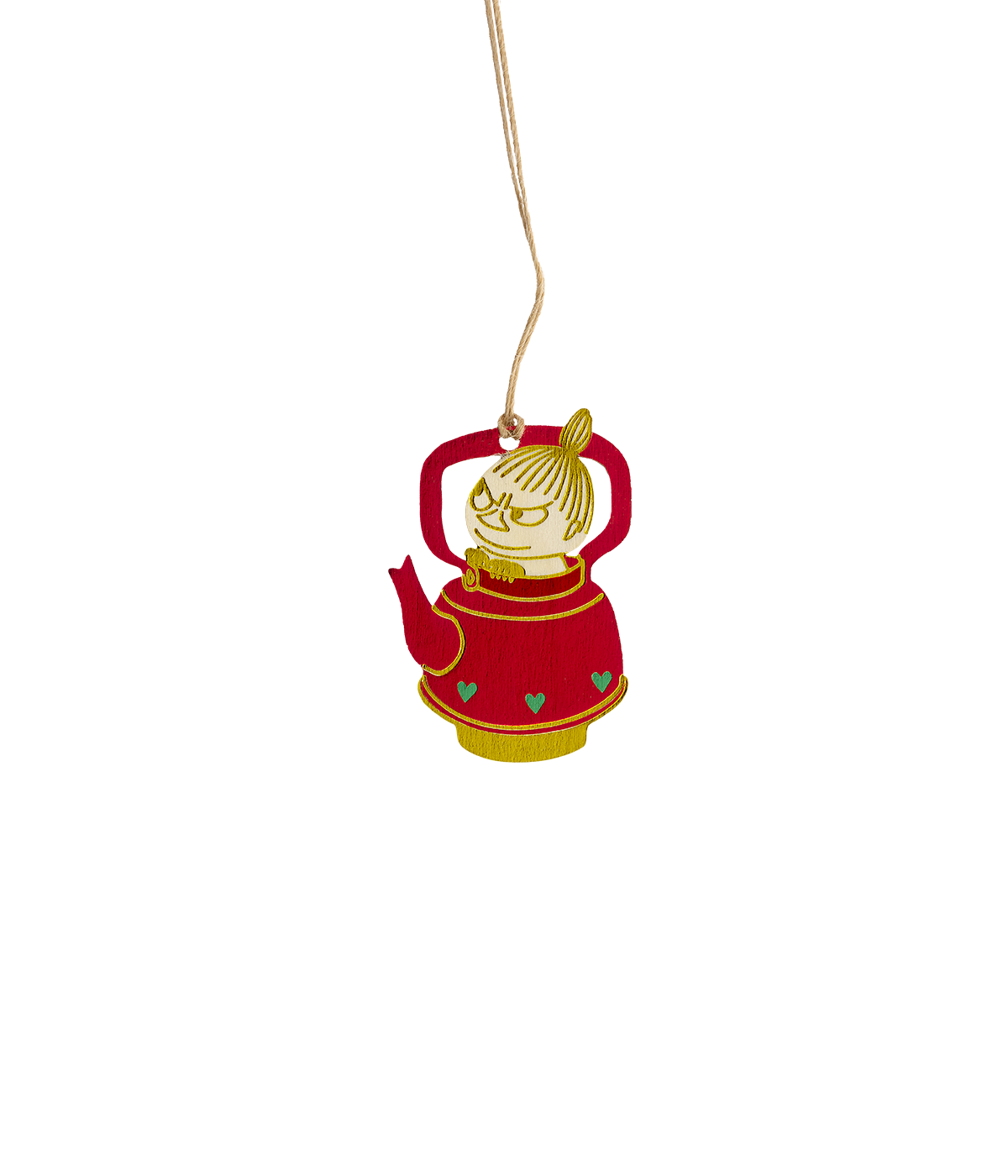 Moomin plywood Christmas decoration Little My 7 cm