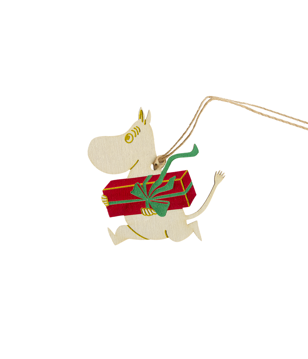 Moomin plywood Christmas decoration Moomintroll 8 cm