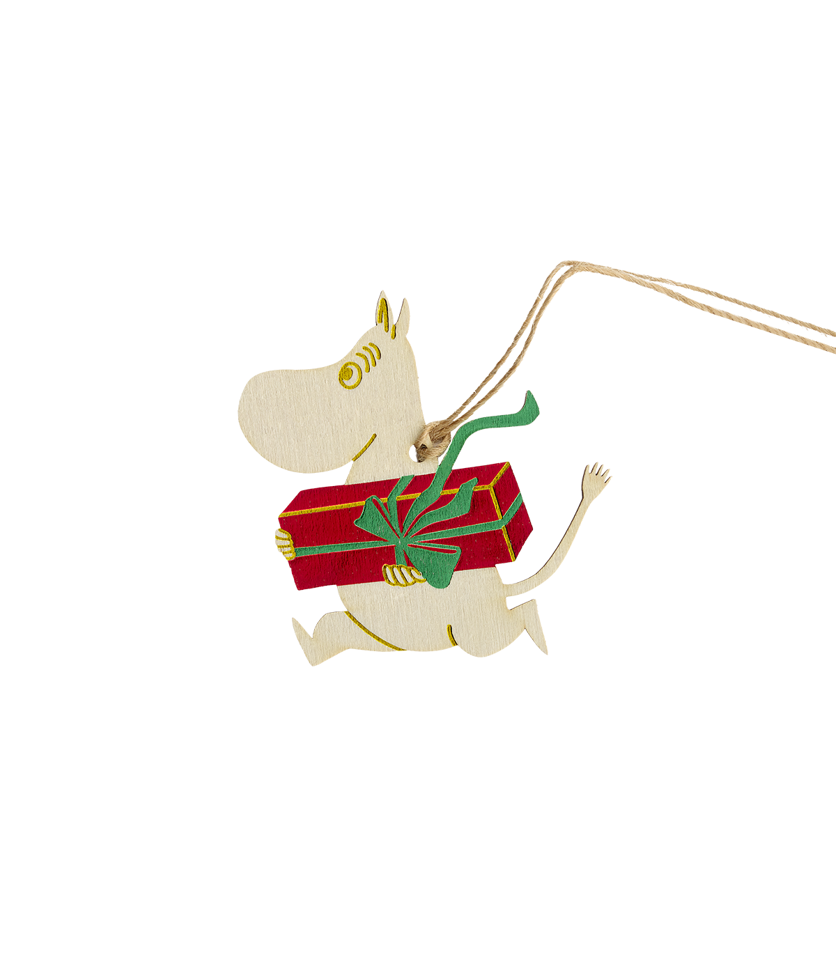 Moomin plywood Christmas decoration Moomintroll 8 cm