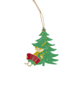 Moomin plywood Christmas decoration Snufkin 8,5 cm