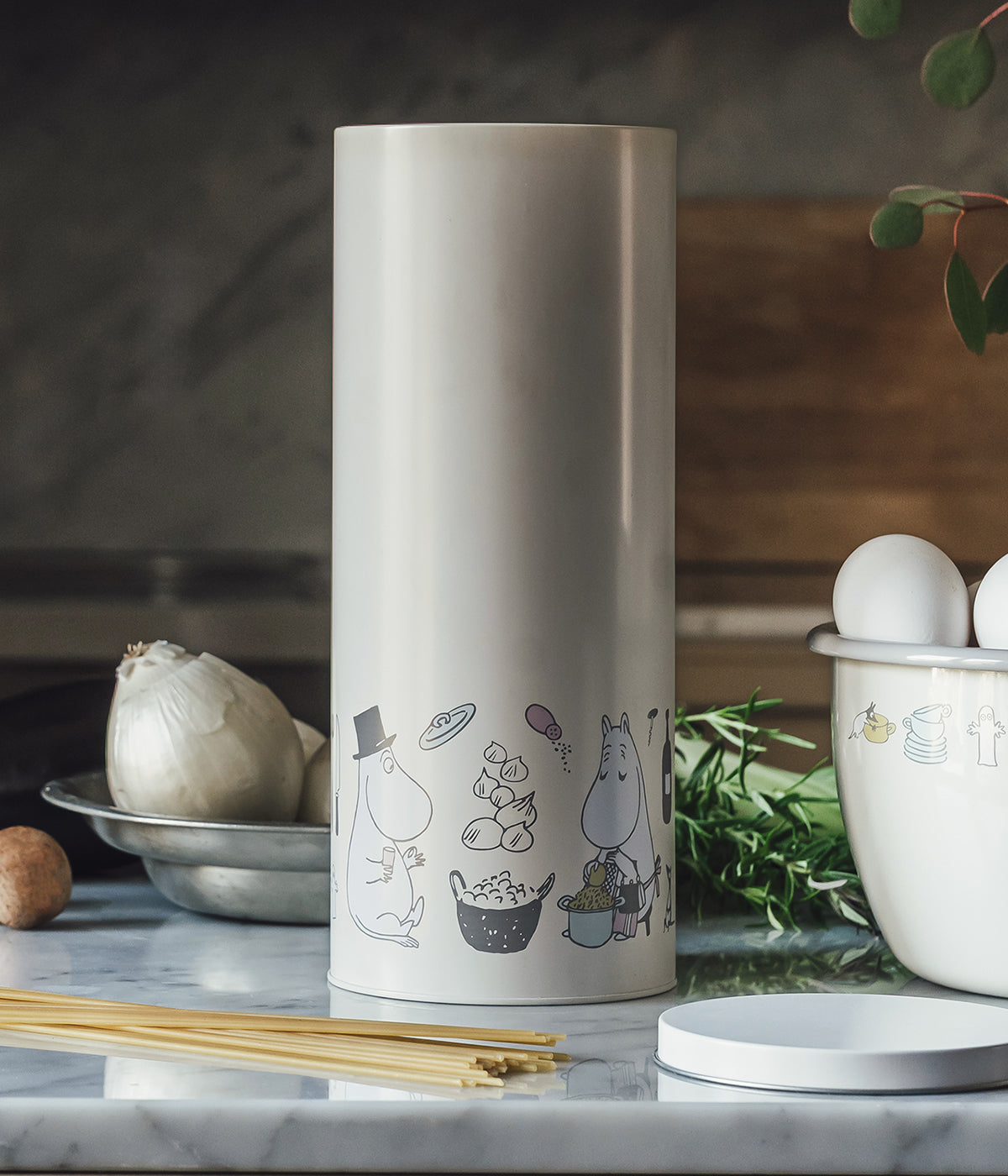 Moomin spaghetti tin jar Bon Appétit 27 cm