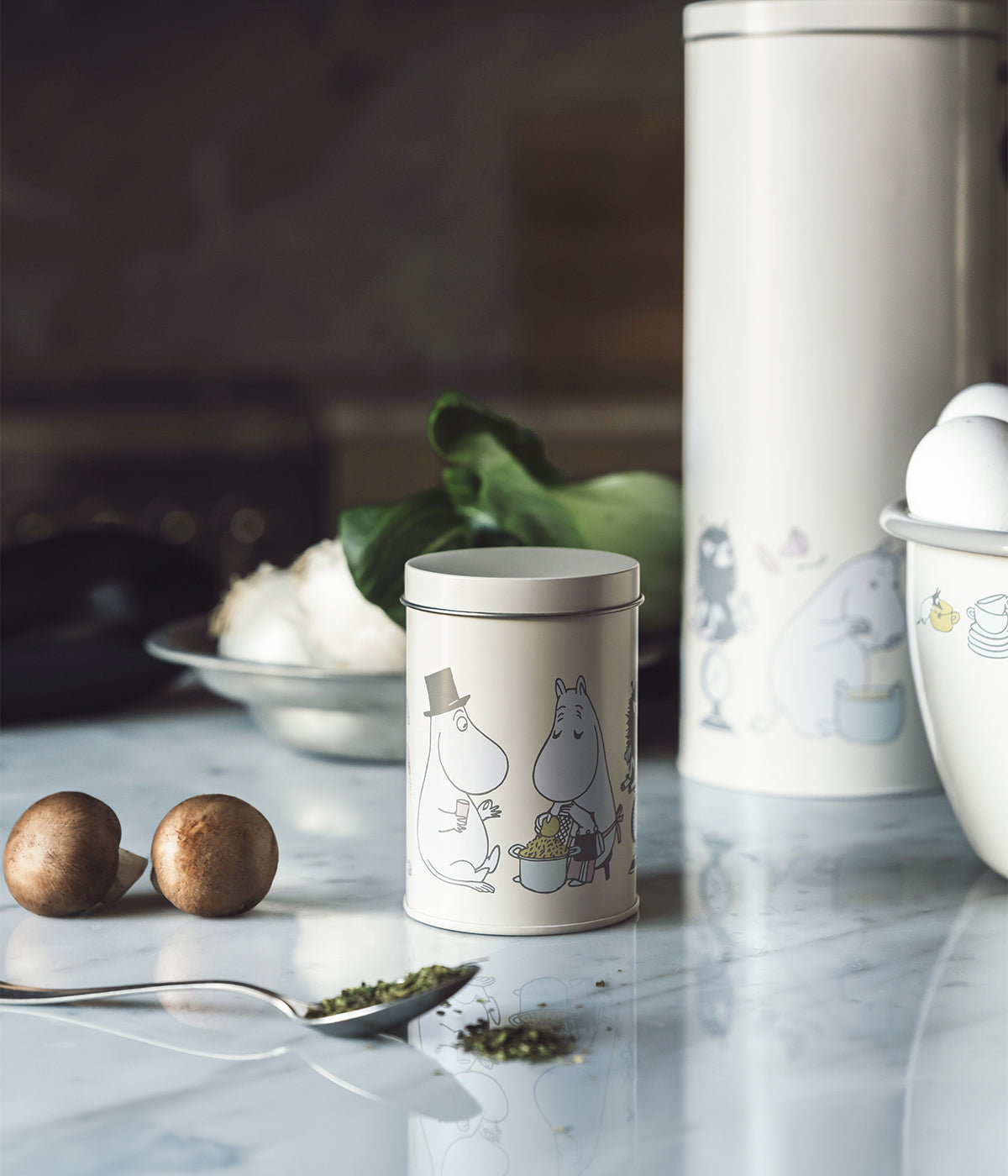 Moomin spice tin jar Bon Appétit 10 cm