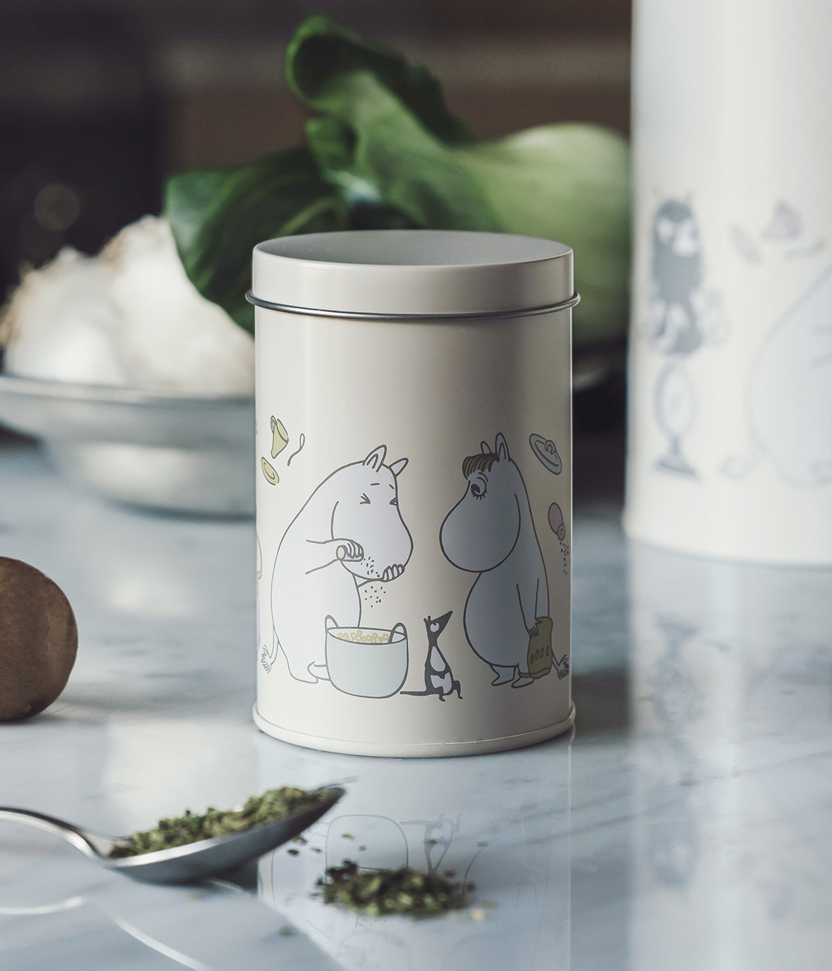 Moomin spice tin jar Bon Appétit 10 cm