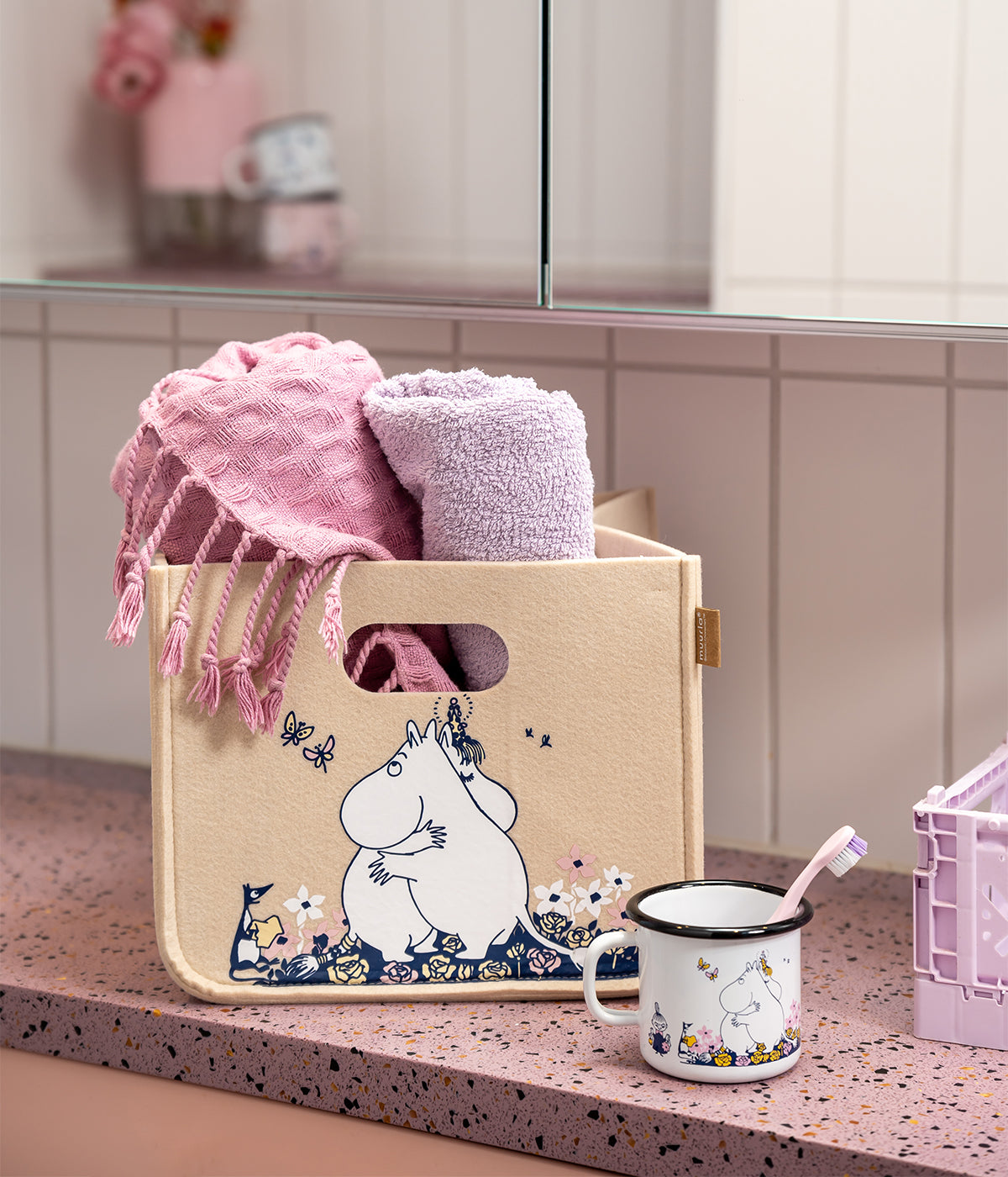 Moomin storage basket Hug S