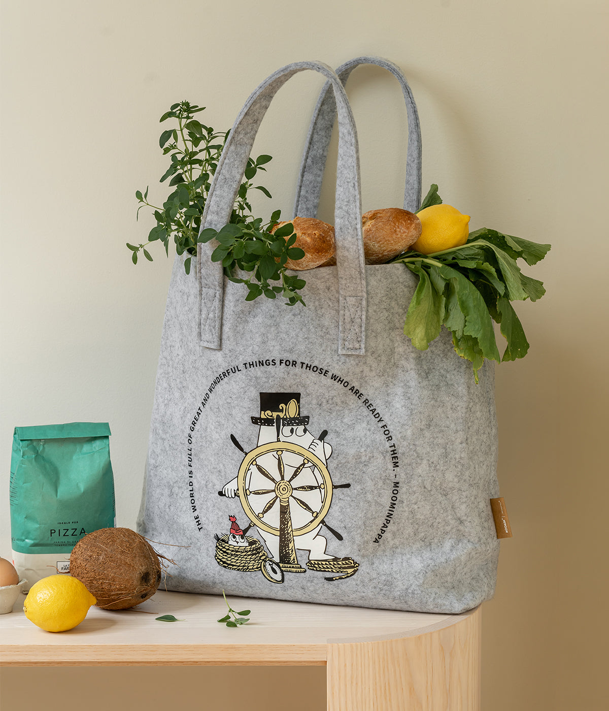 Moomin tote bag The Adventurer 40x40 cm