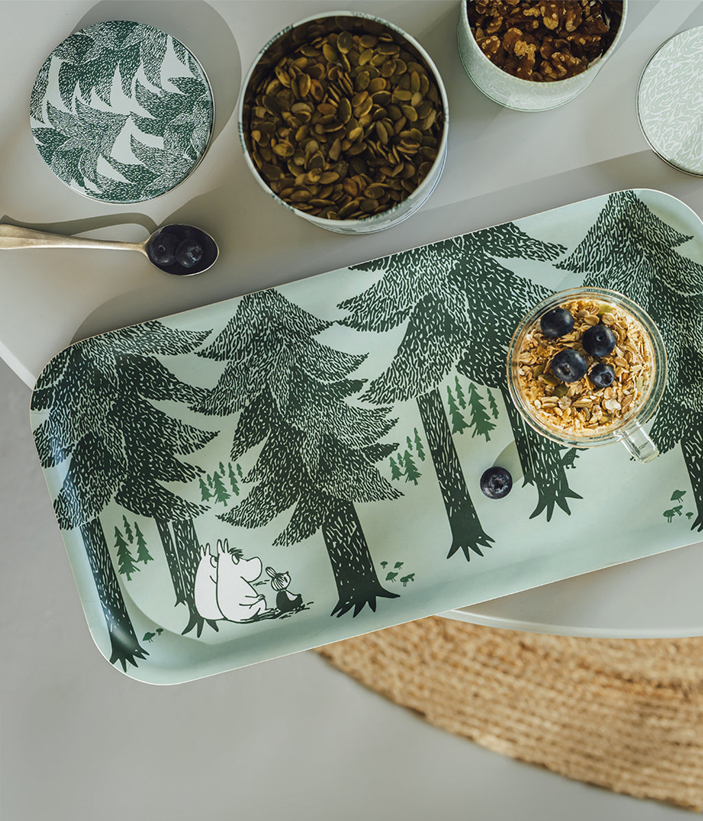 Moomin tray Forest 43 x 22 cm