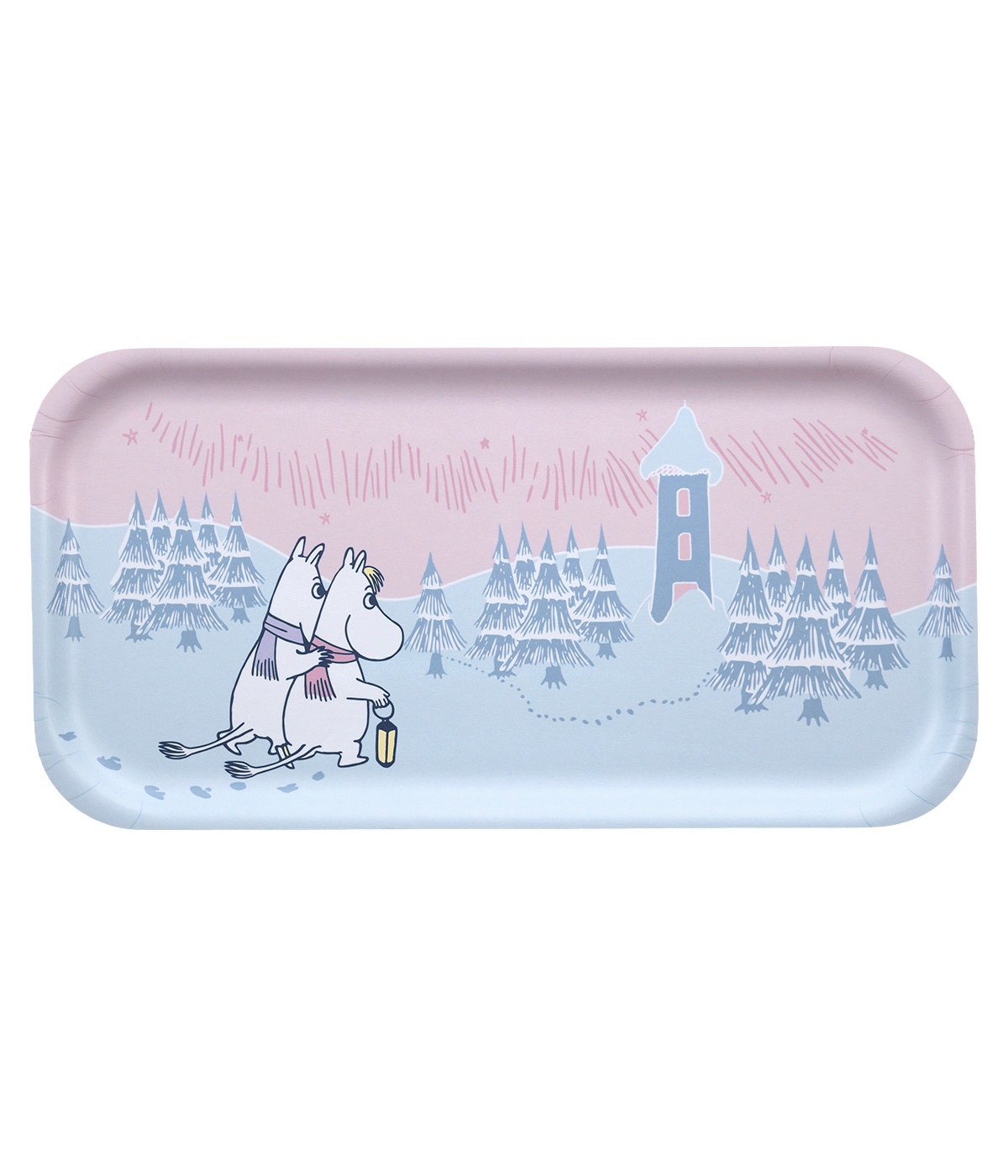 Moomin tray Frosty Day 43 x 22 cm