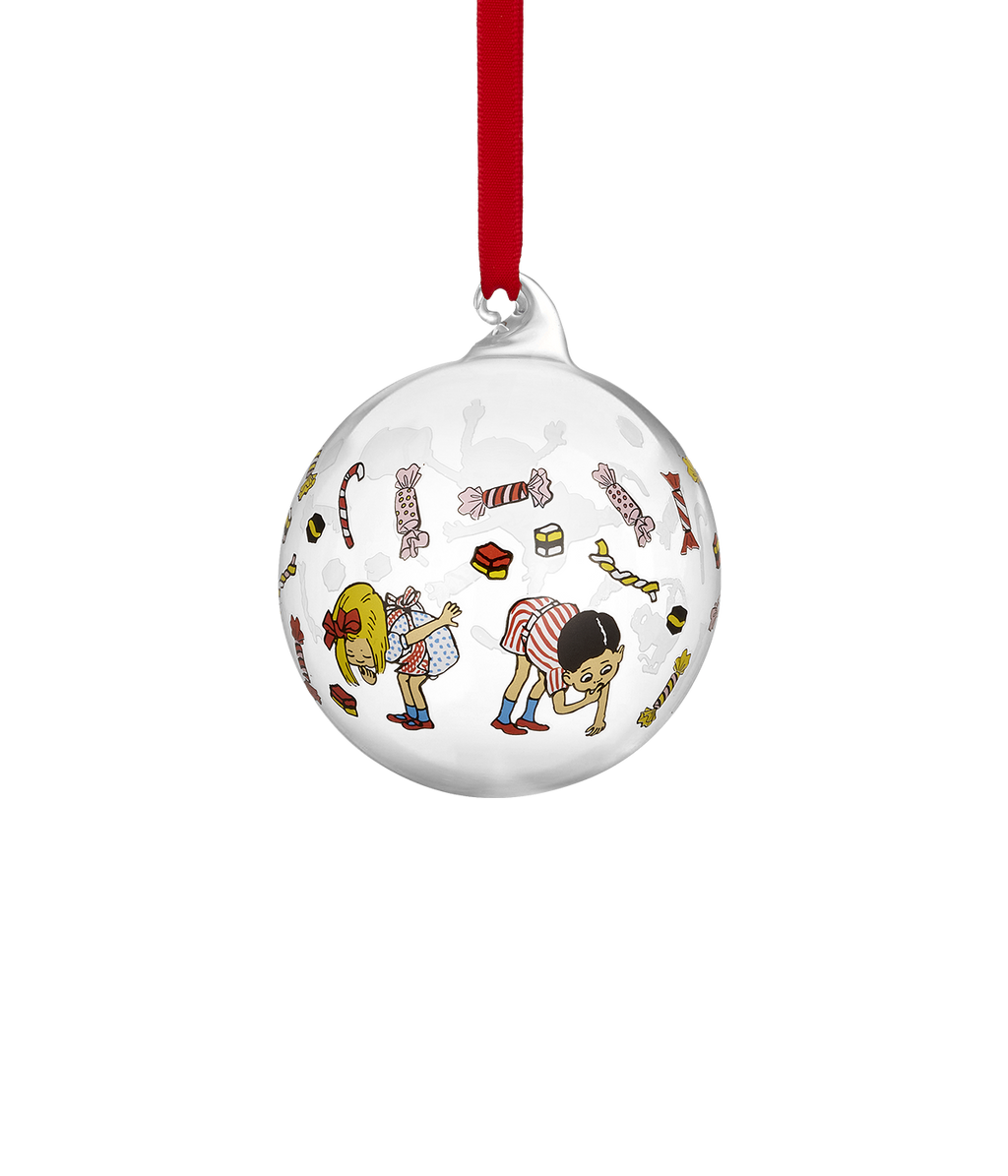 Pippi Christmas bauble Candy 7 cm