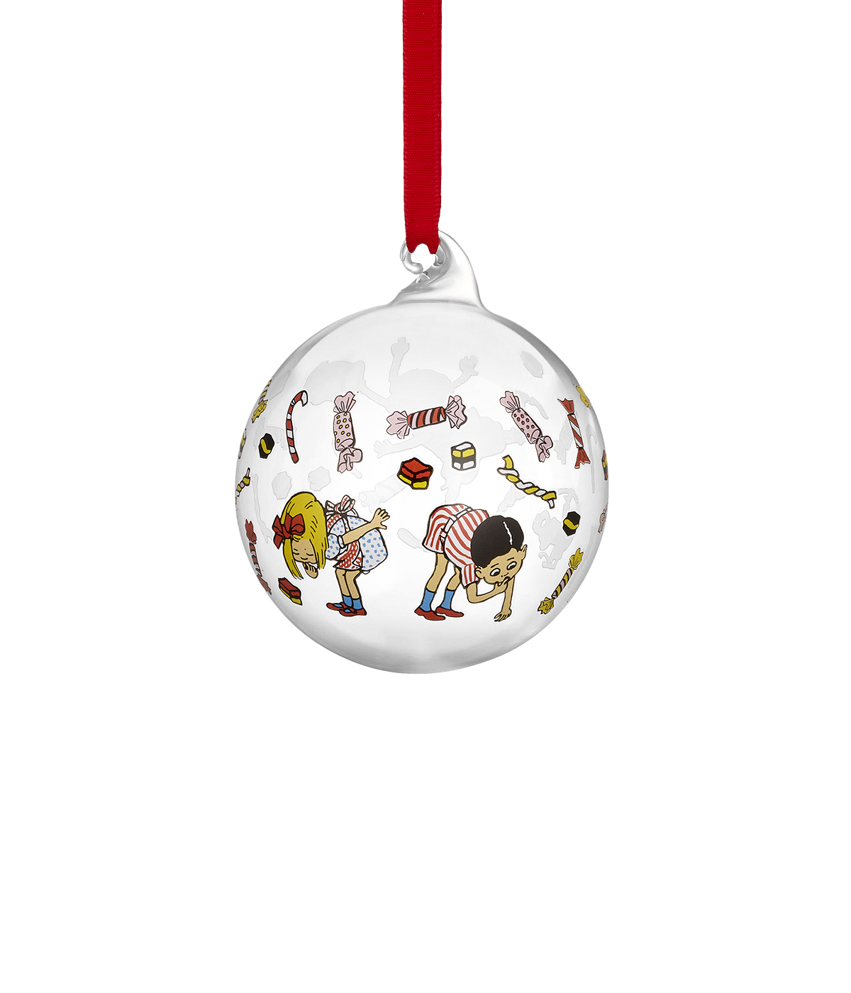 Pippi Christmas bauble Candy 7 cm