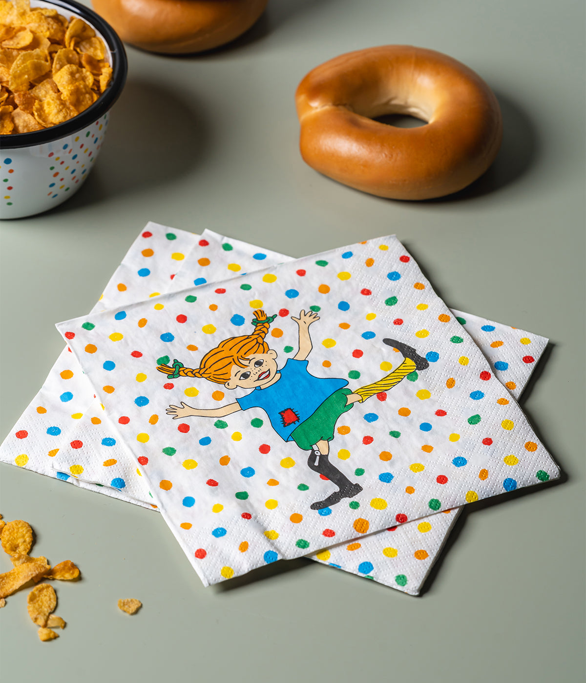 Pippi napkin Hoppsansa 33 x 33 cm