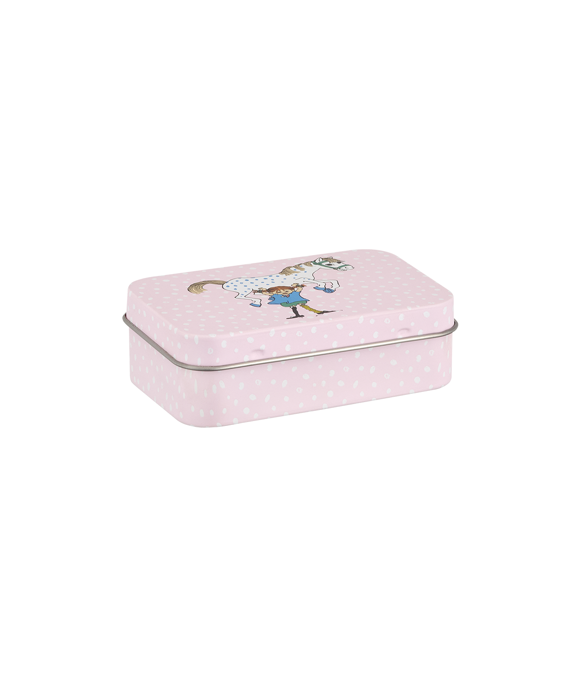 Pippi tin box Pippi and the Horse 10 x 6,5 cm
