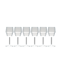 Steps red wine glass 45 cl set of 6