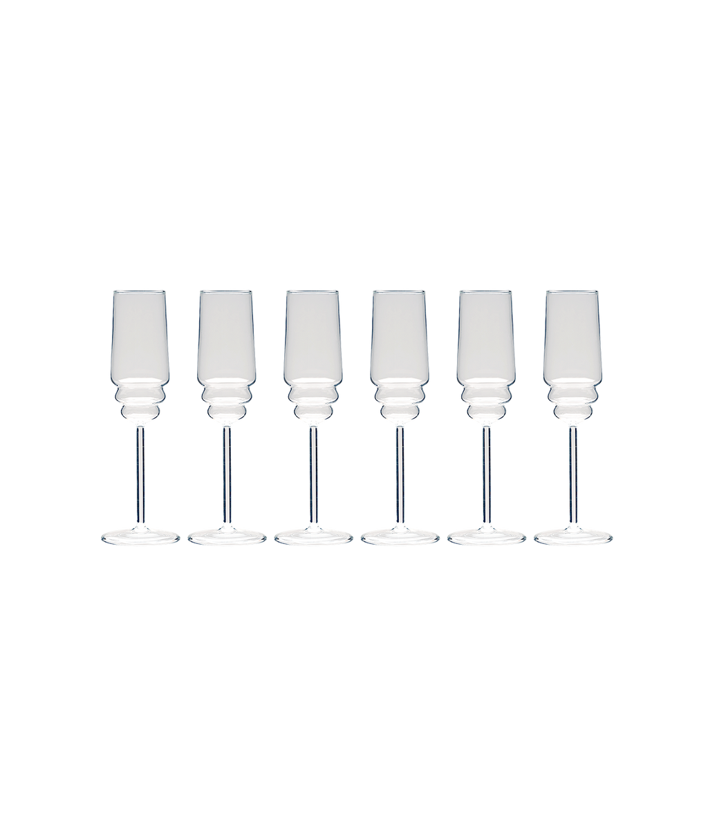 Steps sparkling wine glass 32 cl set of 6