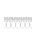 Steps white wine glass 32 cl, set of 6