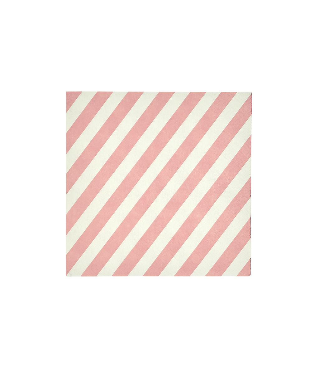 Check & Stripes coffee napkin 25 x 25 cm