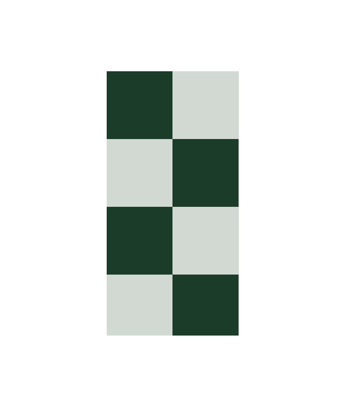 Checks & Stripes snack napkins green checks 33 x 33 cm
