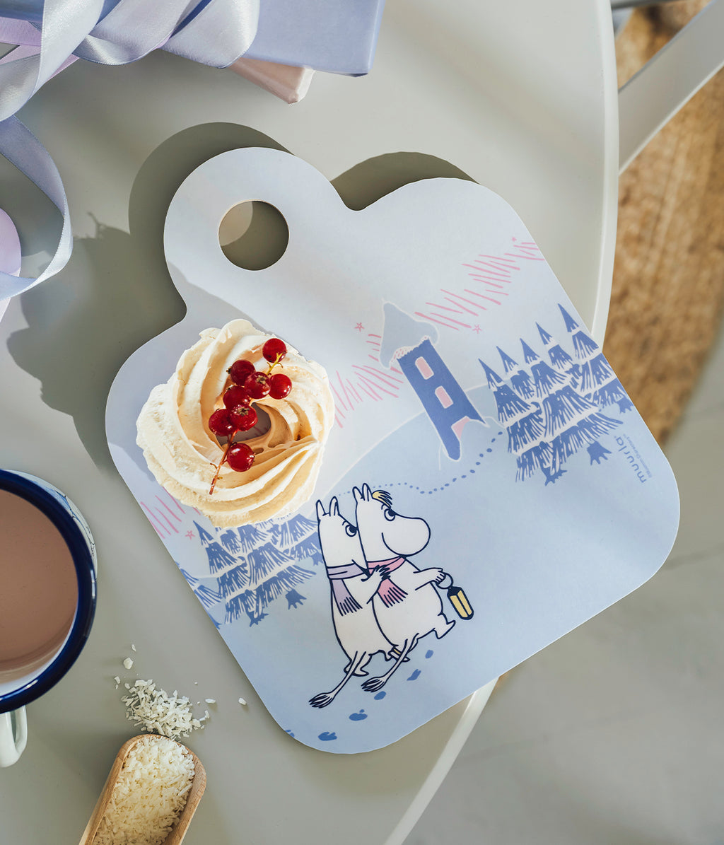 Moomin Chop & Serve board Frosty Day 20 x 25 cm