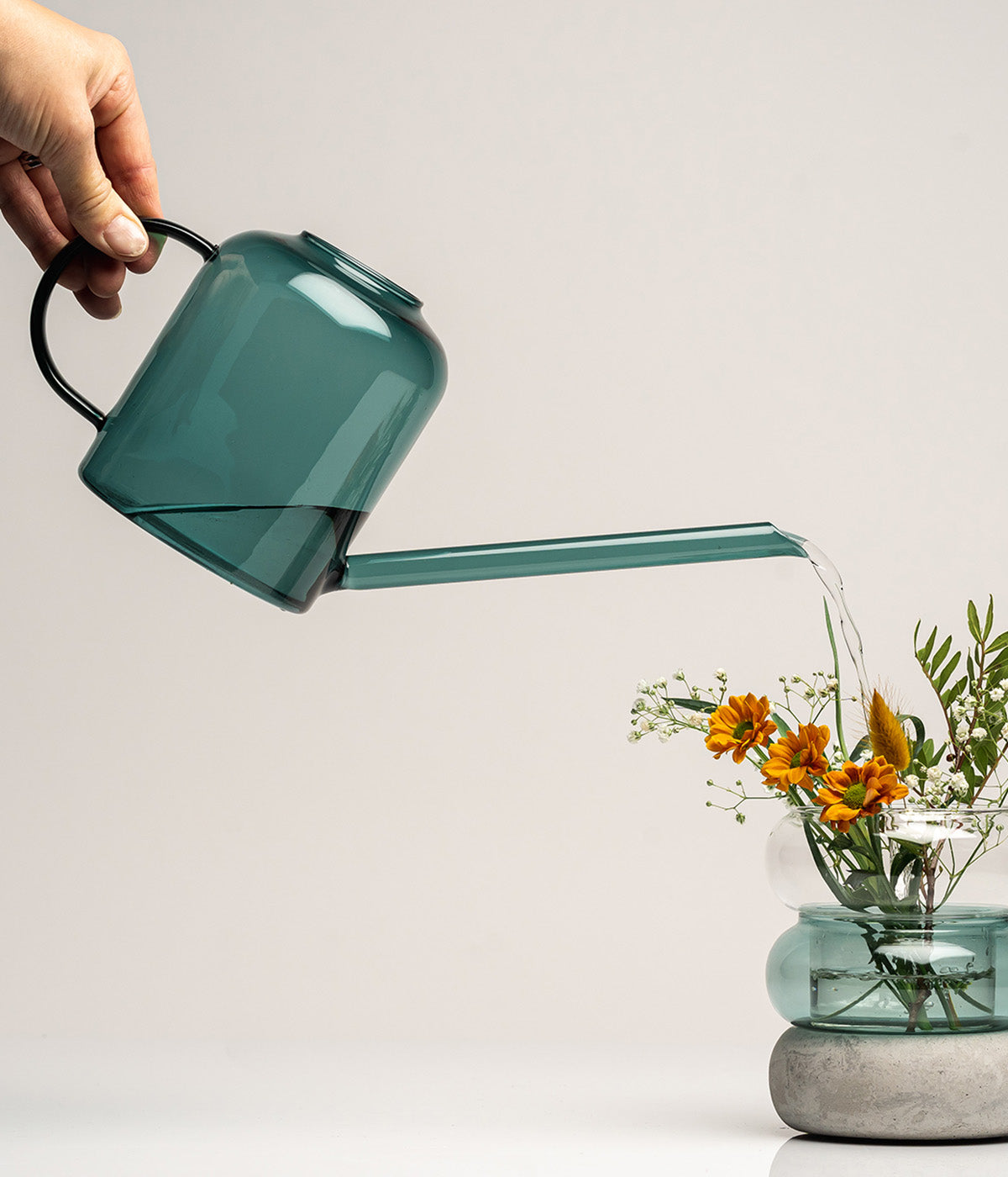 Kastelukannu sinivihreä 0,8L