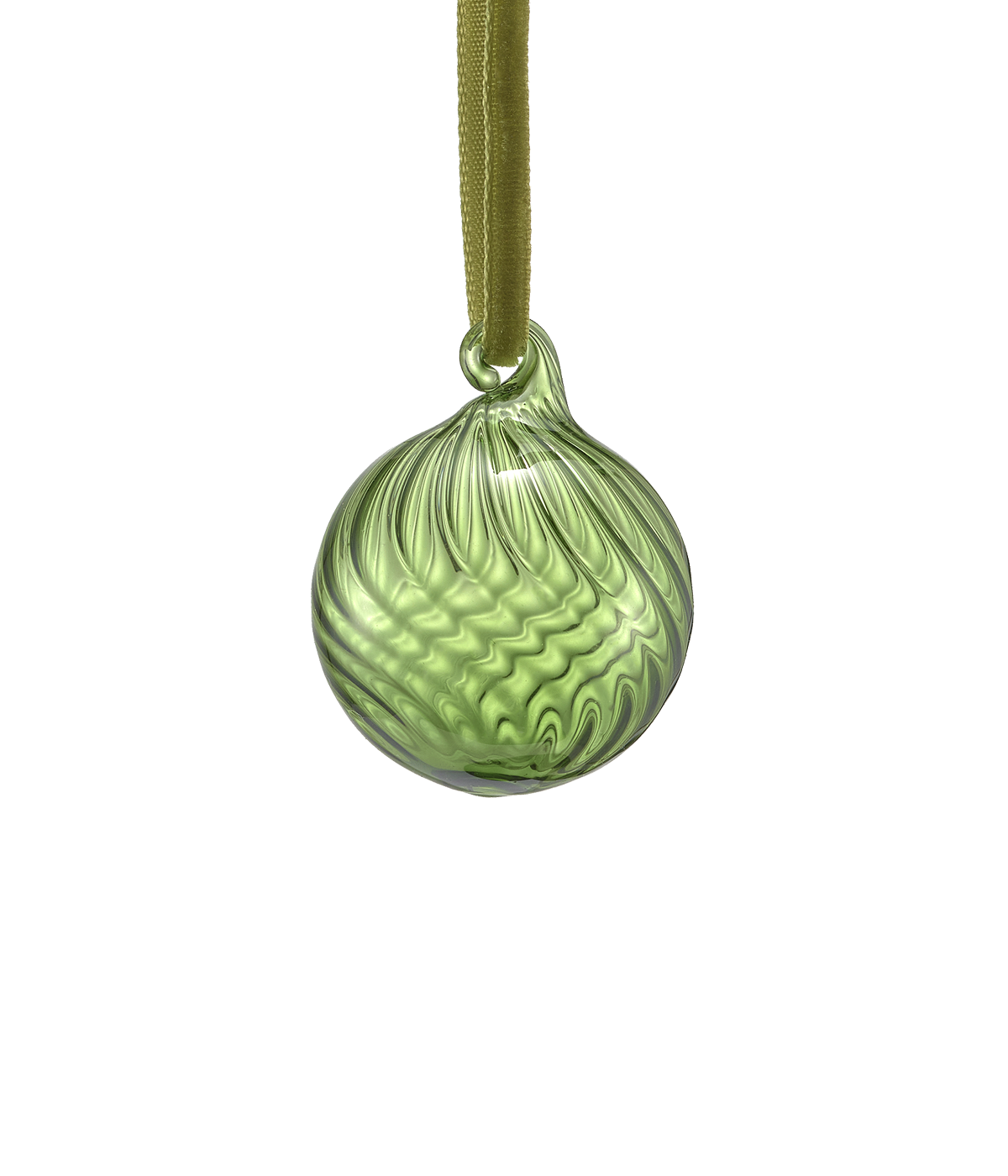 Muurla glass Christmas baubles 3 cm 3 pcs